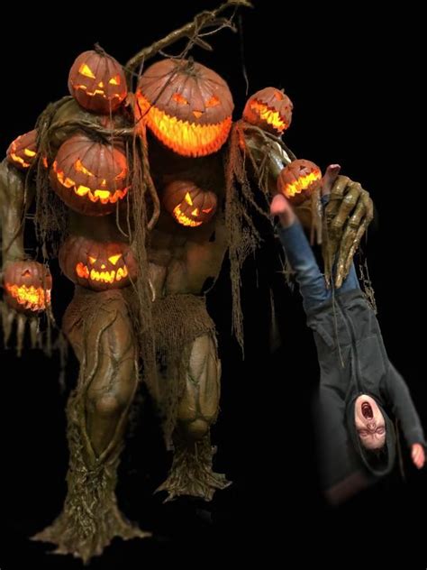 pumpkin man animatronic